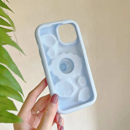 Lamb Folding Bracket Soft Rubber Silicone Phone Case