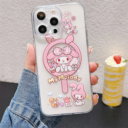 Cute Kuromi My Melody For Magesafe Wireless Charge Phone Case