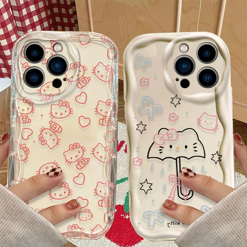 Sanrio Hello Kitty Soft Phone Case For iPhone