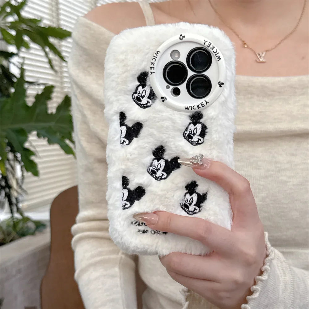 3D Soft Plush Disney Mickey Senior Phone Case