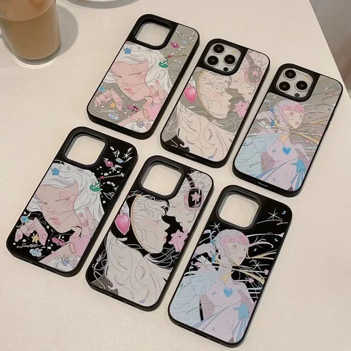 MagSafe Mirror Surface Anime Girl Case Phone Case