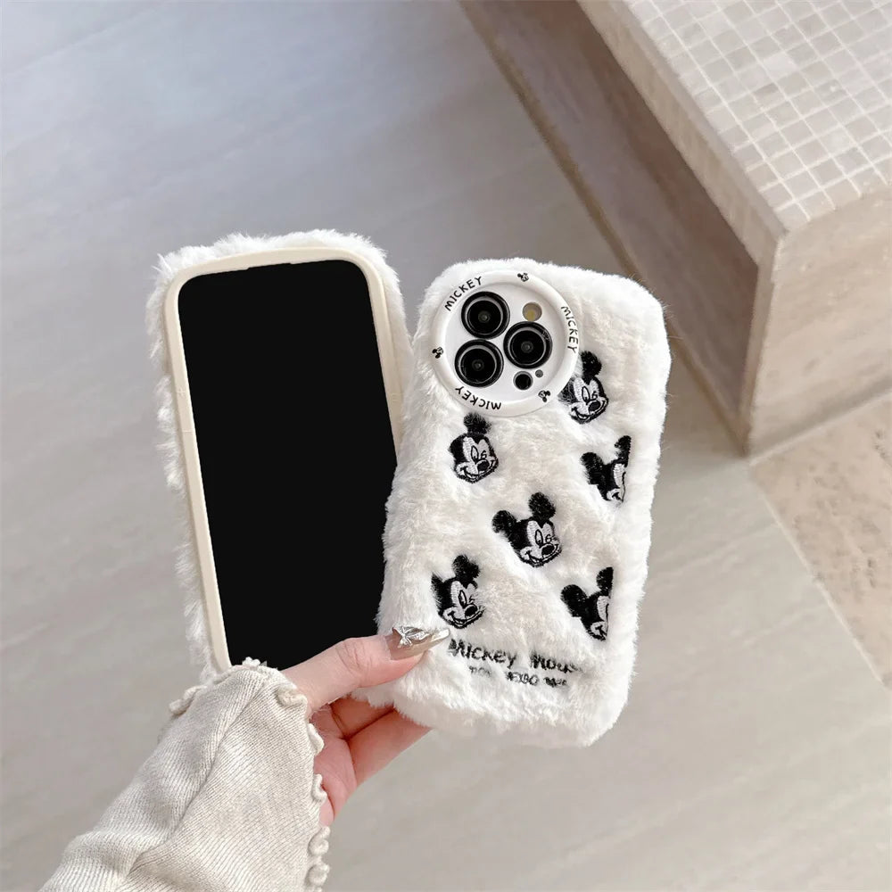 3D Soft Plush Disney Mickey Senior Phone Case