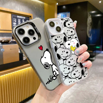 Lovely Snoopy Cartoon Case For iPhone