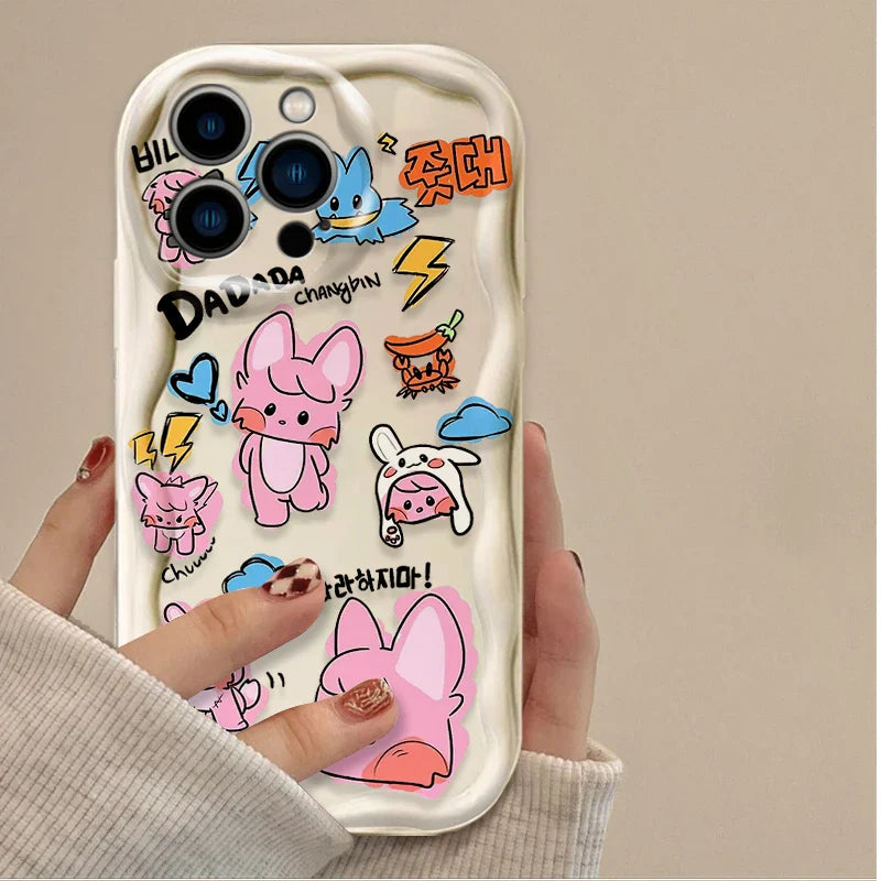 Cartoon Kids Soft Silicone Phone Case For iPhone