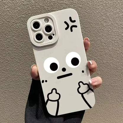 Cartoon Funny Middle Finger Phone Case