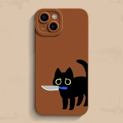 Creative Funny Cat Phone Case