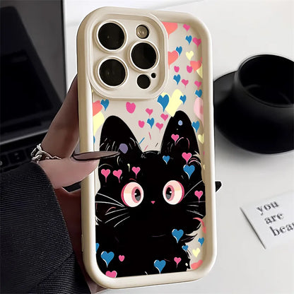 Lovely Cats Flower Phone Case