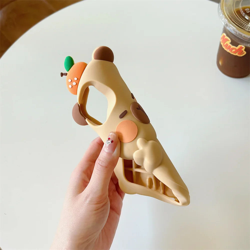 Cute Funny 3D Cartoon Capybara Phone Case