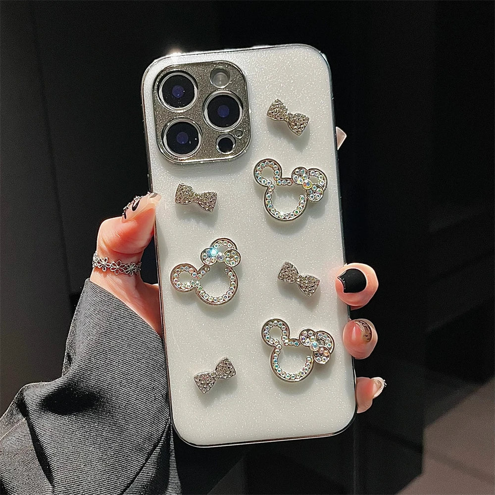 Luxury Diamond Plating Cute Hello Kitty Phone Case