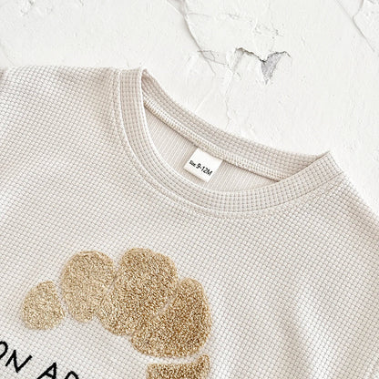 Boys Waffle T-shirts Shorts Set
