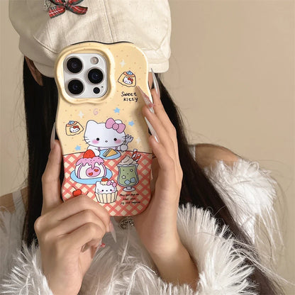 Cute Hello Kitty Pattern Soft Phone Case