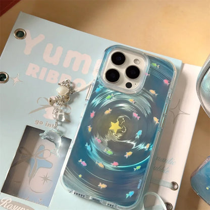 Fashion Vortex Small Fish Phone Case