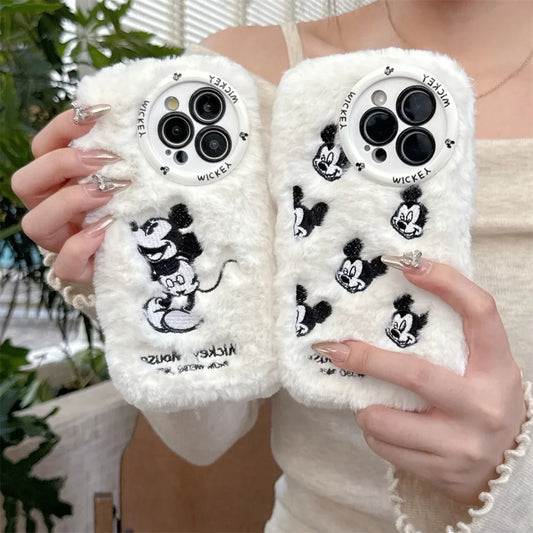 3D Soft Plush Disney Mickey Senior Phone Case