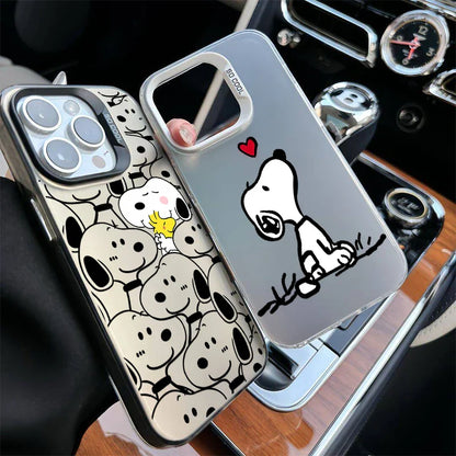 Lovely Snoopy Cartoon Case For iPhone