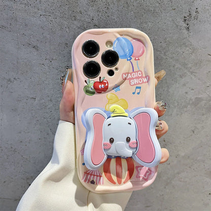 Cute Elephant Ear Holder Cartoon Phone Case