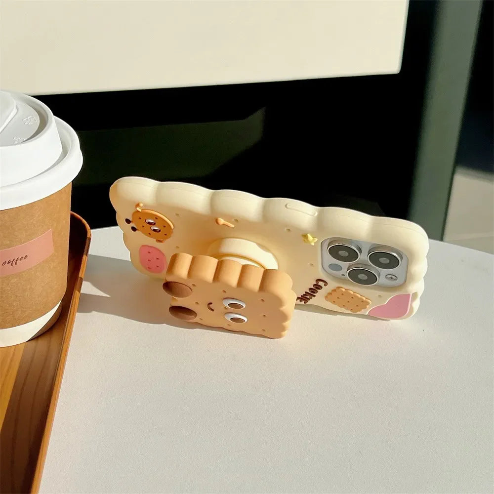 Luxury Fashion Cartoon Soda Bracket Phone Case