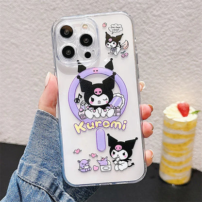 Cute Kuromi My Melody For Magesafe Wireless Charge Phone Case