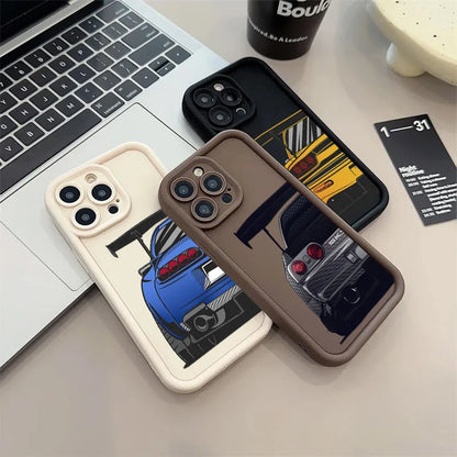 Cartoon Tokyo JDM Male Car Phone Case