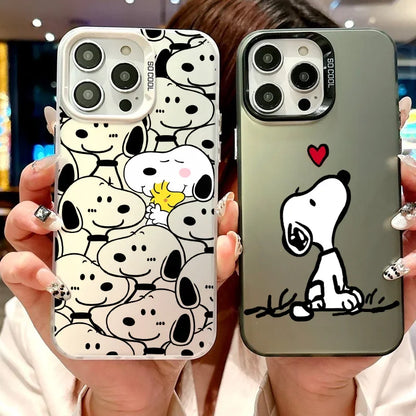 Lovely Snoopy Cartoon Case For iPhone