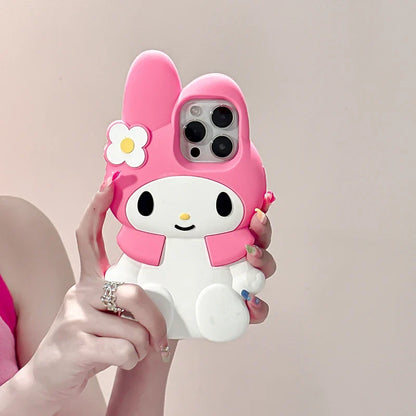 3D Kawaii Cute Cartoon Japan Sanrio Melody Phone Case