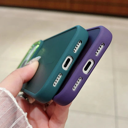 Ultra Thin For Magsafe Wireless Charge Clear Phone Case For iPhone