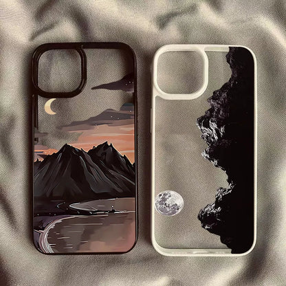 Sunset Scenery Hard Clear Phone Case