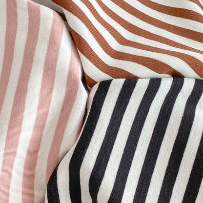 Casual Striped Fall T-shirt