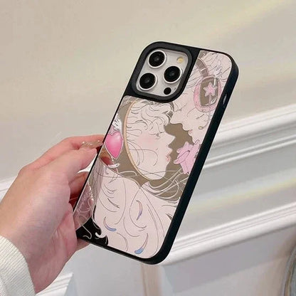 MagSafe Mirror Surface Anime Girl Case Phone Case