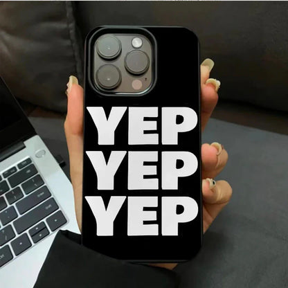 Luxury Personalized Art Black And White Letters Phone Case