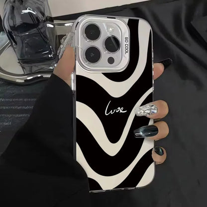 Black Polka Dot Pattern Phone Case