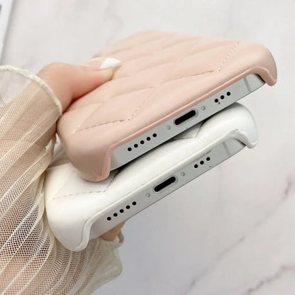 For iPhone 16 Pro Luxury Leather Phone Case