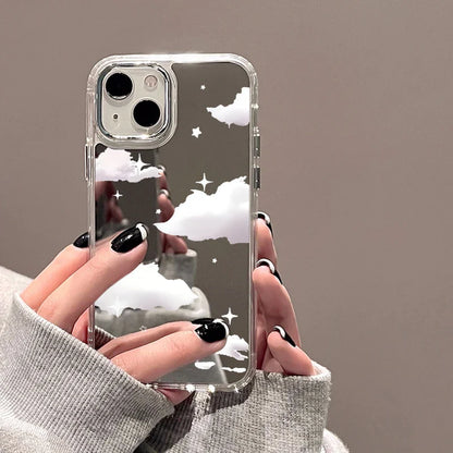 Clouds Stars Mirror Phone Case