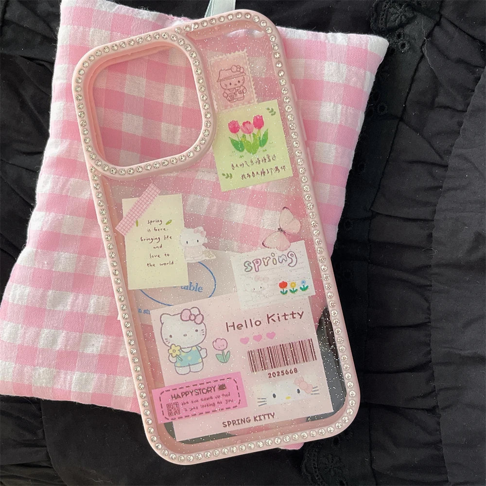 Hot Trend Barcode Label Cute Hello Kitty Daily Life Phone Case