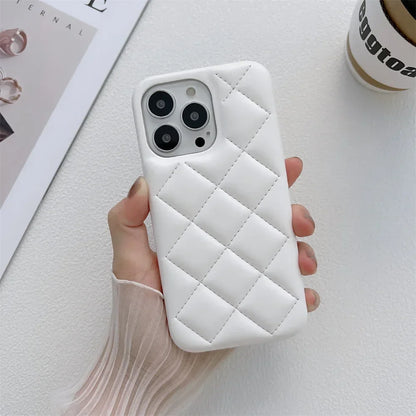 For iPhone 16 Pro Luxury Leather Phone Case