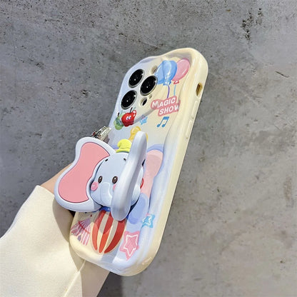 Cute Elephant Ear Holder Cartoon Phone Case