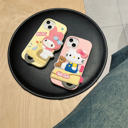 Kawaii Cartoon Hello Kitty Melody Phone Case For iPhone