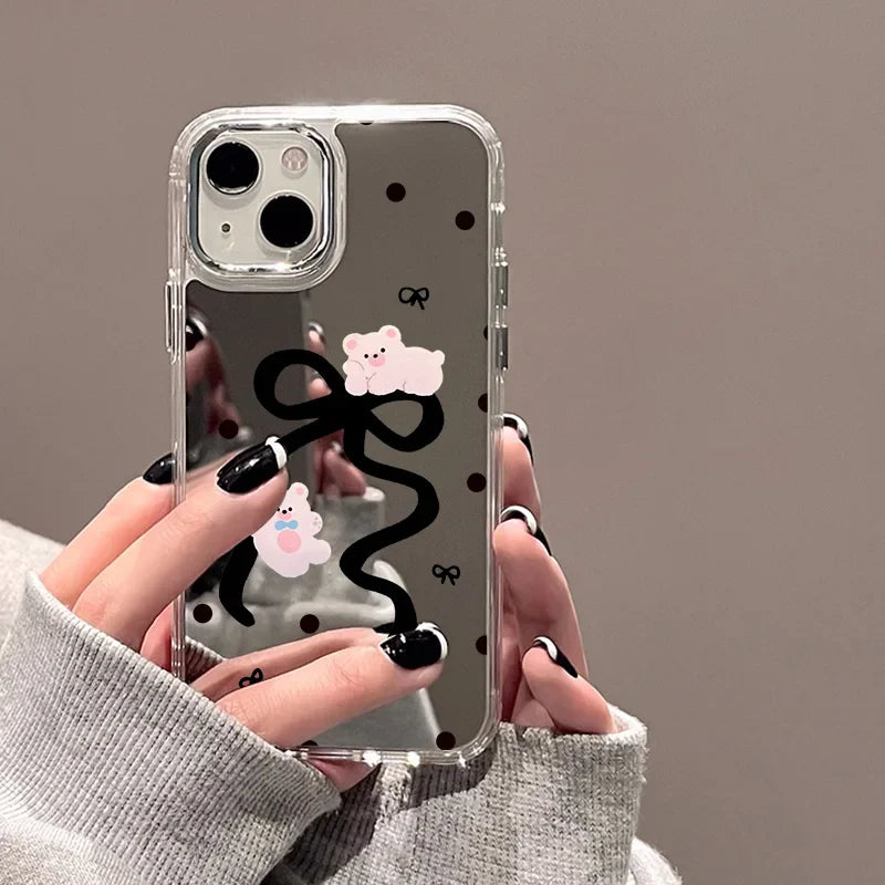 Love Heart Mirror Phone Case