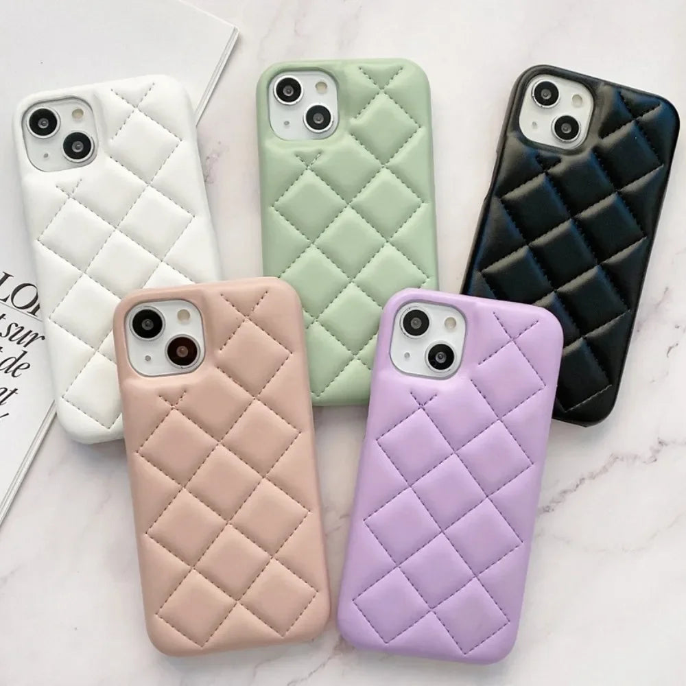 For iPhone 16 Pro Luxury Leather Phone Case