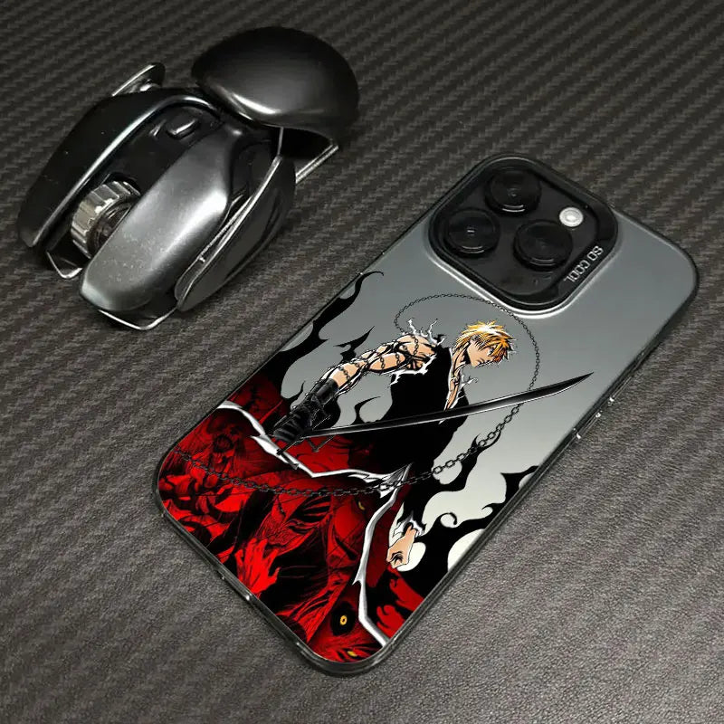 Bleach Ichigo Kurosaki Rukia Anime Coque Phone Case