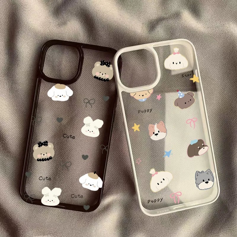 Cute Animals Clear Phone Case