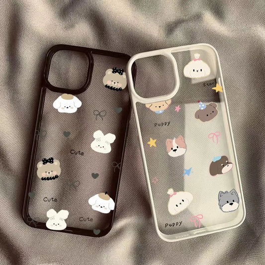 Cute Animals Clear Phone Case