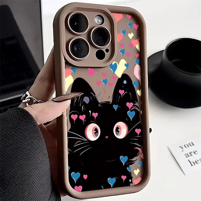 Lovely Cats Flower Phone Case