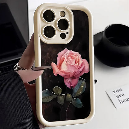 Aesthetic Rose Flower Phone Case