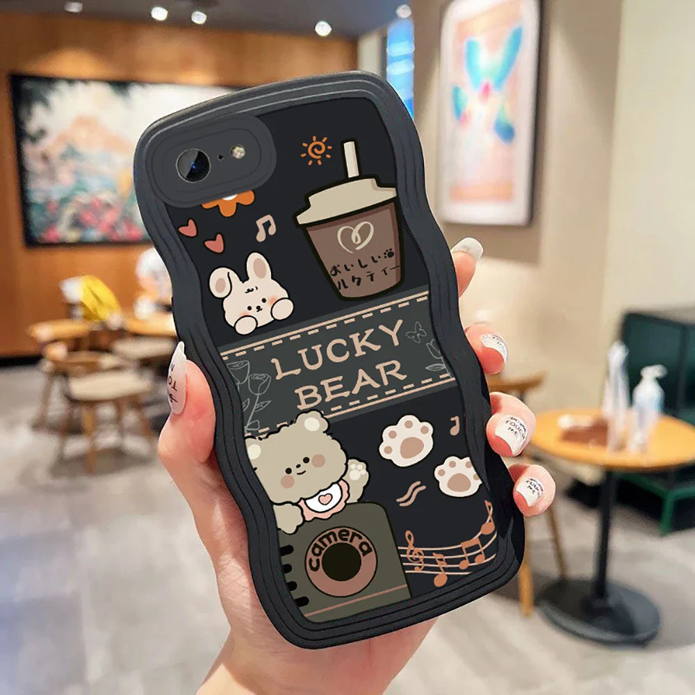 Cute Cartoon Rabbit Bear Phone Case