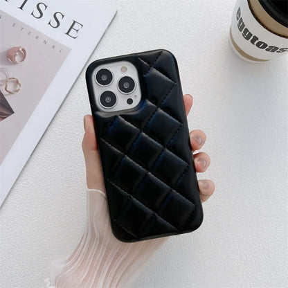 For iPhone 16 Pro Luxury Leather Phone Case