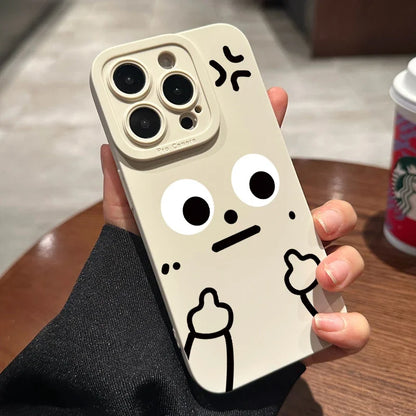 Cartoon Funny Middle Finger Phone Case