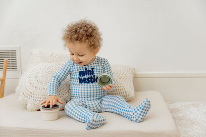 Checkered Mini Bestie Onesie
