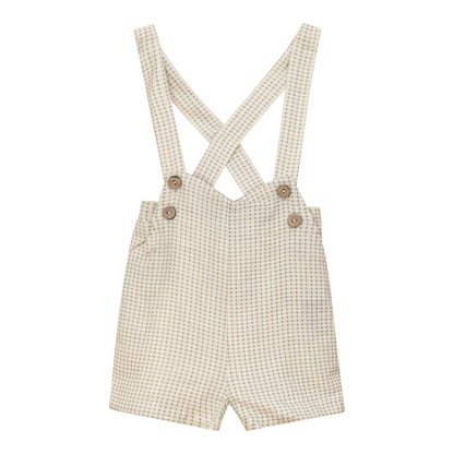 Woven Checkered Overall