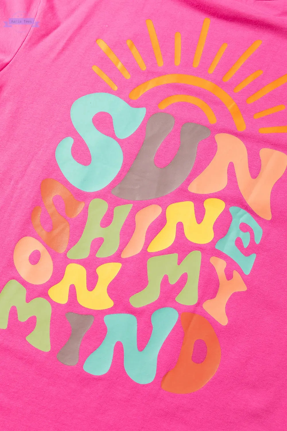 SUNSHINE ON MY MIND Graphic Tee Threaded Pear