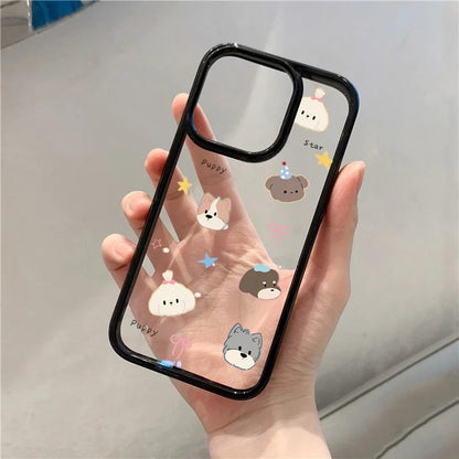 Cute Animals Clear Phone Case